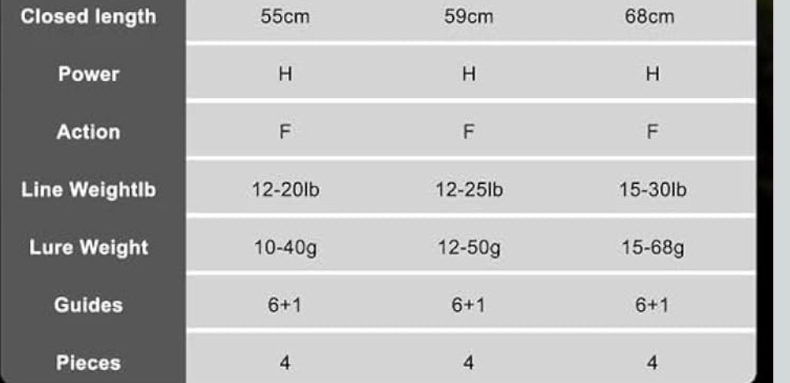 4-Piece Carbon Fibre Travel Spinning Rod