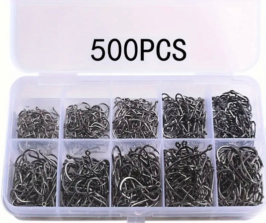 Boxed 500 pcs hooks